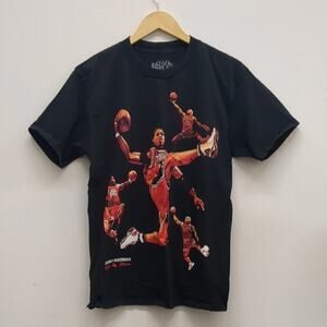 Rodman Black Graphic T-Shirt with Basketball Print size medium